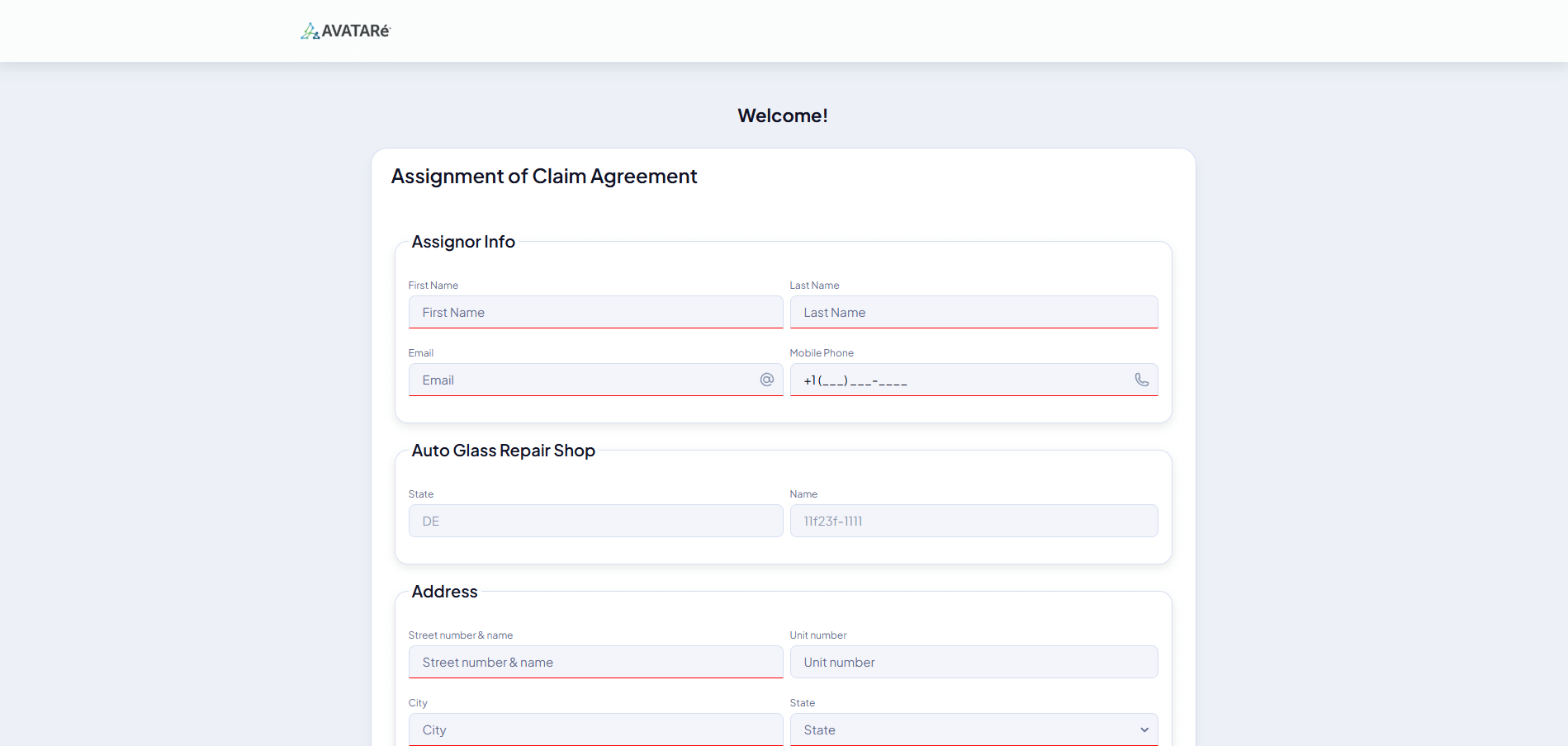 Settled IQ for Auto Glass - Claim Assignment